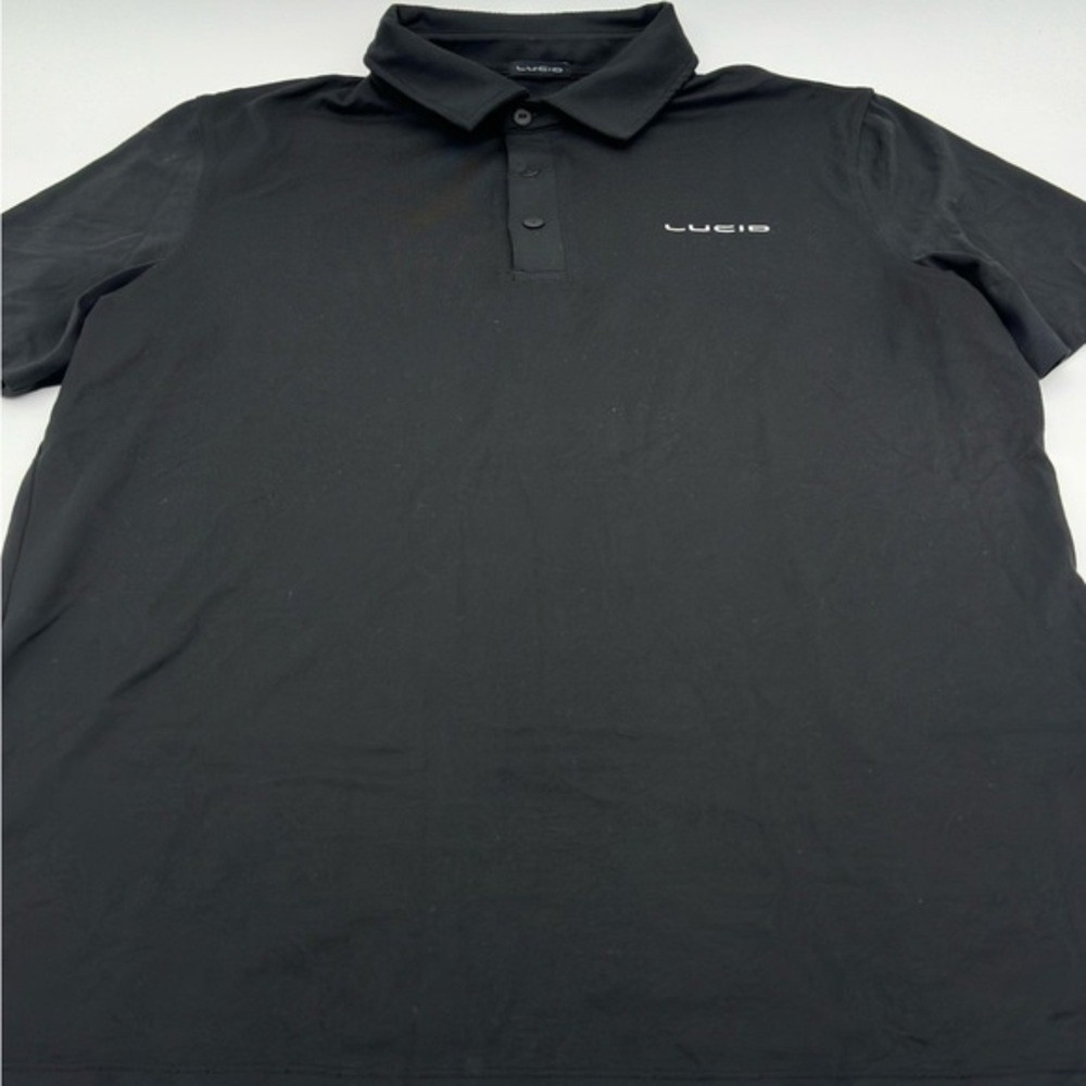 LUCID Motors POLO SHIRT Black  Electric Car Luxury‎ X Large